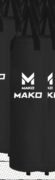 Black punching bag from the MAKO catalogue