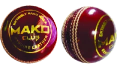 CLUB cricket ball from the MAKO catalogue