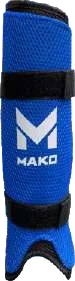Junior hockey shin guards from the MAKO catalogue